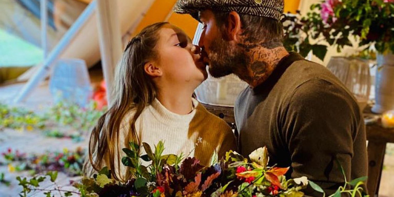 David Beckham: Φιλά ξανά τη μικρή του κόρη στο στόμα και το Instagram έχει την «καταδίκη» στο τσεπάκι